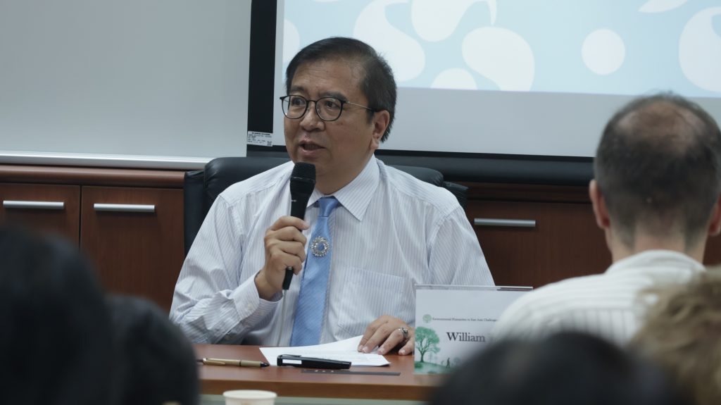 113學年度文學院環境人文論壇系列照片。第4張，共8張。